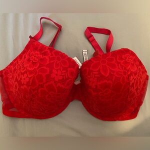 Victoria’s Secret red lace bra